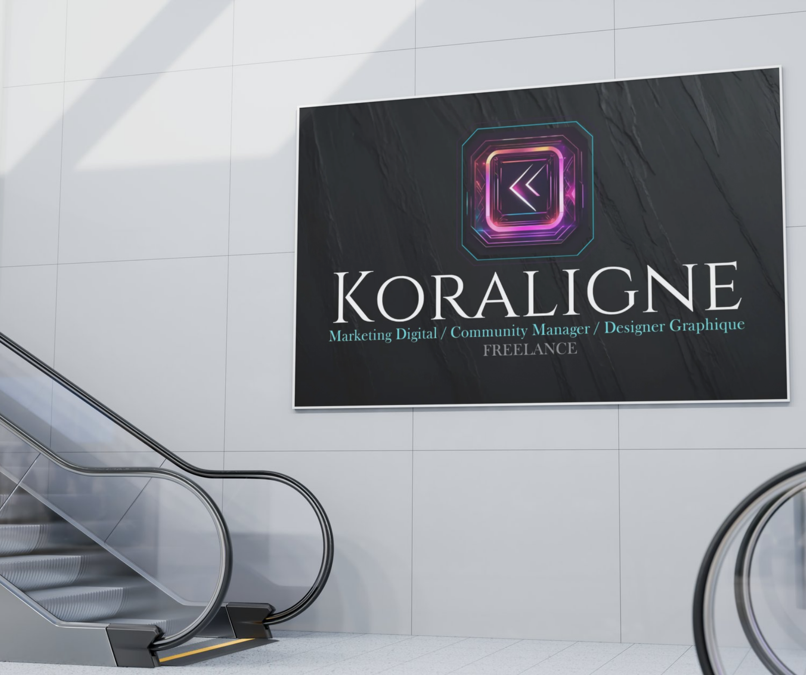 Supports de communication visuelle professionnelle-koraligne